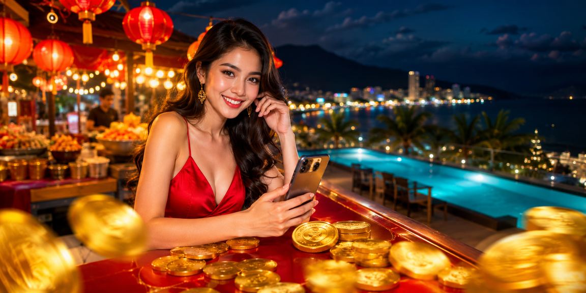 Cảnh chợ đêm cá cược casino tại Nha Trang